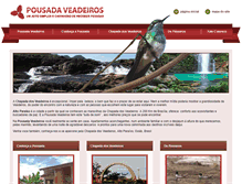 Tablet Screenshot of pousadaveadeiros.com.br